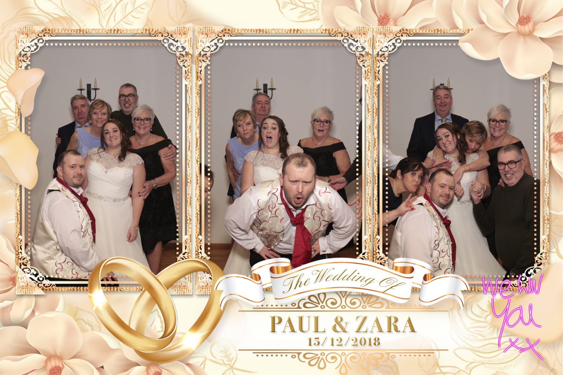 Paul & Zara's Wedding | View more photos from the event at gallery.myphotoboothexperience.co.uk/u/MyPhotoBoothExperienceLtd/Paul-Zaras-Wedding